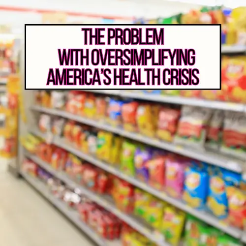 A picture displaying a grocery store all with processed foods like chips, crackers and snacks.