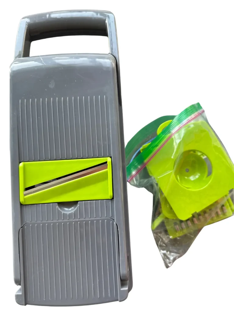 A vegetable chopped with the attachments.